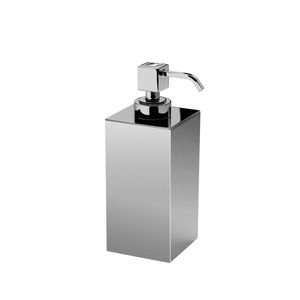 distributore di sapone professionale / da appoggio / in ottone / manuale