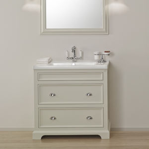 mobile lavabo da appoggio / in legno / in ceramica / classico