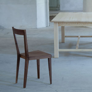 sedia moderna / in noce / in legno laccato / in faggio