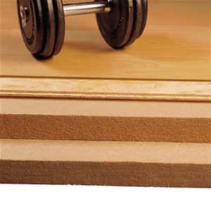 isolante termo-acustico / in pannello rigido / in fibra di legno / per pavimento