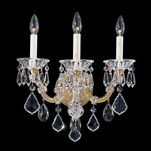 applique classica / in ferro / in cristallo Swarovski® / a incandescenza