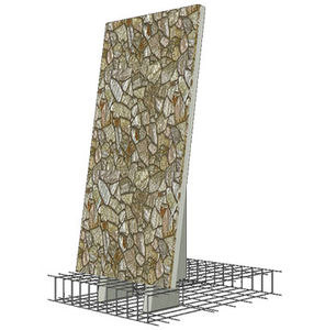 muro di contenimento in cemento armato / in elementi prefabbricati / per recinzione di giardino / per costruzione di ponti