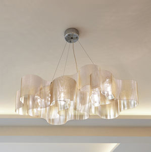 lampada a sospensione / moderna / in acciaio inossidabile / da interno