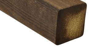 trave in legno massiccio / quadrata / per solaio