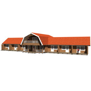edificio prefabbricato / modulare / in legno / per hotel