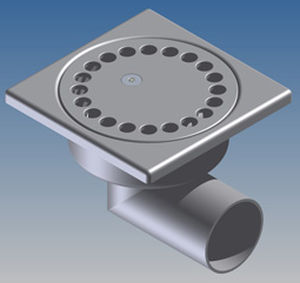 scarico per doccia in acciaio inox
