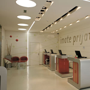 luce da incasso a soffitto / LED / tonda / in alluminio