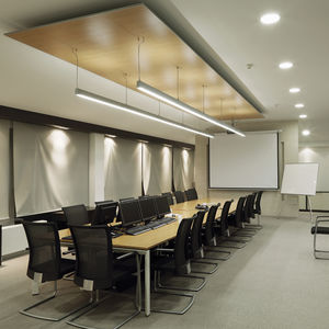 luce a sospensione / LED / lineare / in alluminio estruso