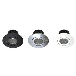 downlight da incasso / LED / tondo / in alluminio