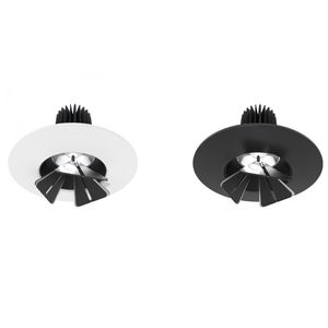 downlight da incasso a soffitto / LED / tondo / in alluminio