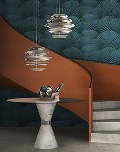 lampadario design originale / in ottone / in ottone placcato oro / LED