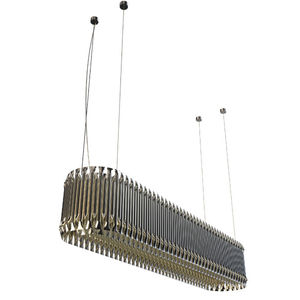 lampada a sospensione / moderna / in ottone / fatta a mano