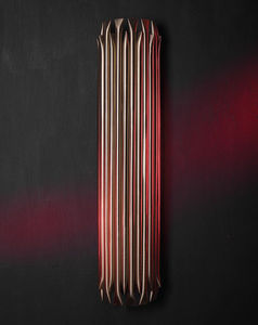 applique moderna / in ottone / a lampada fluorescente / fatta a mano