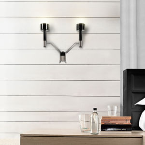applique in stile scandinavo / in alluminio / in ottone / a lampada fluorescente