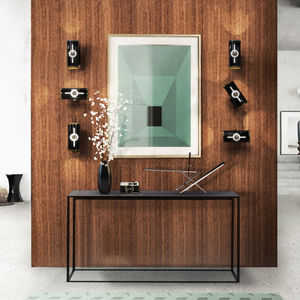 applique moderna / in ottone / in acciaio / LED