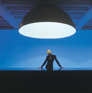 luce a sospensione / a lampada fluorescente / tonda / in ABS