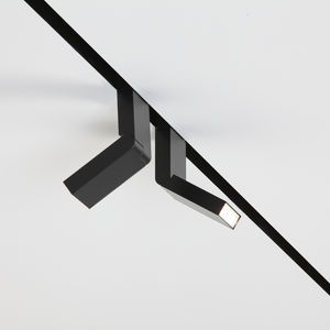 faretti a binario LED / rettangolare / in alluminio / professionale