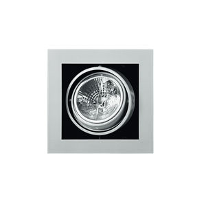 faretto da incasso a soffitto / da interno / alogeno / quadrato