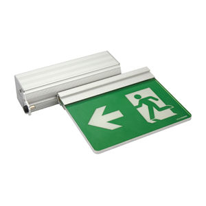 illuminazione di emergenza da soffitto / a muro / rettangolare / LED