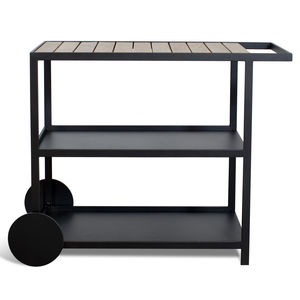 carrello portavivande da giardino / per uso residenziale / in acciaio inox