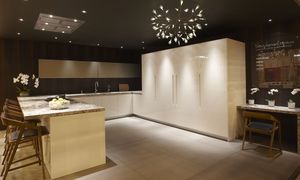 cucina moderna / in legno / a U / laccata