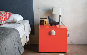 tavolo comodino / da interno / moderno / in legno