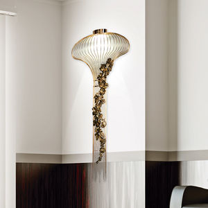 applique design originale / in vetro / in metallo / LED