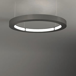luce a sospensione / LED / tonda / in alluminio