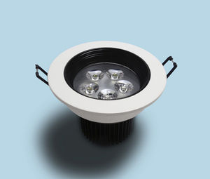 downlight da incasso / LED / tondo / in plastica