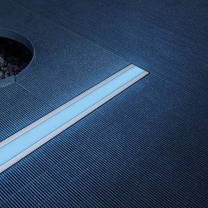 luce da incasso a pavimento / LED / lineare / da esterno