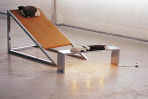 chaise longue design originale / in metallo