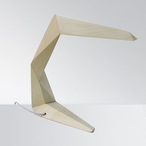 lampada da tavolo / design originale / in acero / da interno