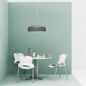 sedia visitatore moderna / impilabile / con braccioli / in polipropilene