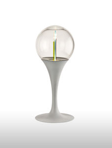 lampada da tavolo / moderna / in cristallo / in metallo