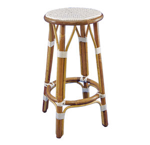 sgabello da bar classico / in rattan / in legno curvato / per uso professionale