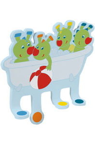 appendiabiti a muro / moderno / in metallo / per bambini