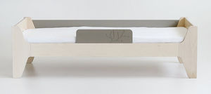letto standard / singolo / moderno / in legno
