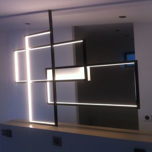 applique design originale / in acciaio / LED