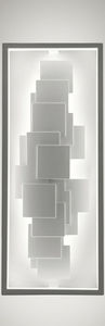 applique design originale / in pietra naturale / LED / rettangolare