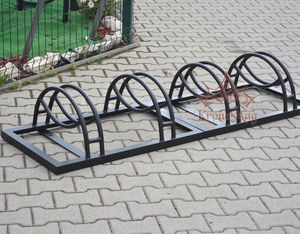 rastrelliera per biciclette in acciaio con rivestimento a polvere / per spazi pubblici