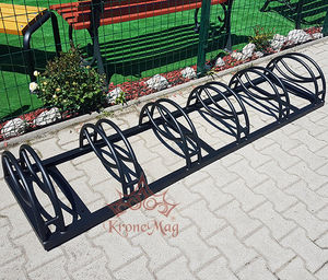 rastrelliera per biciclette in acciaio con rivestimento a polvere / per spazi pubblici