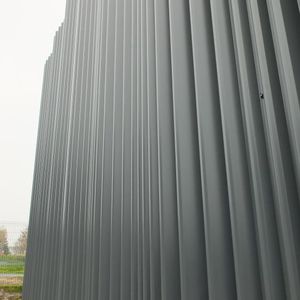 rivestimento di facciata in acciaio / testurizzato / in pannelli