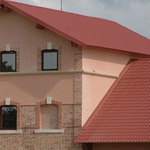 pannello sandwich per coperture / rivestimento in acciaio galvanizzato / anima in poliuretano PUR