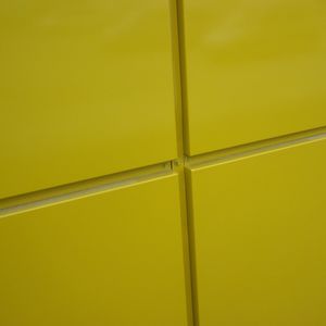 rivestimento di facciata in acciaio / liscio / a cassetta