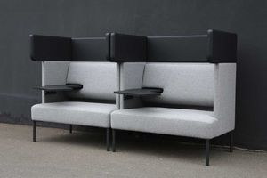 divano moderno / in tessuto / contract / con schienale alto