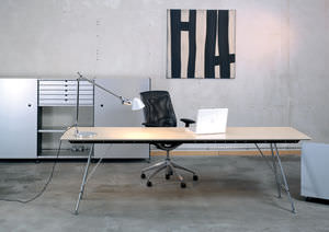 tavolo da lavoro moderno / in alluminio / rettangolare / professionale