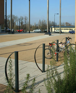 rastrelliera per biciclette in acciaio / per spazi pubblici