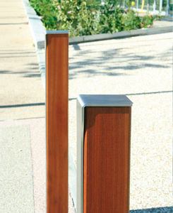 colonna di protezione / in acciaio inossidabile / fissa / alta