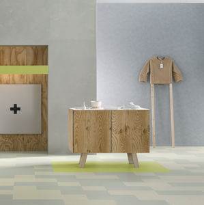 pavimento in linoleum / in sughero / professionale / in rotoli