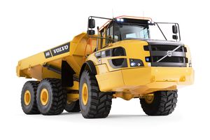 camion ribaltabile articolato / gommato / diesel / per cantiere